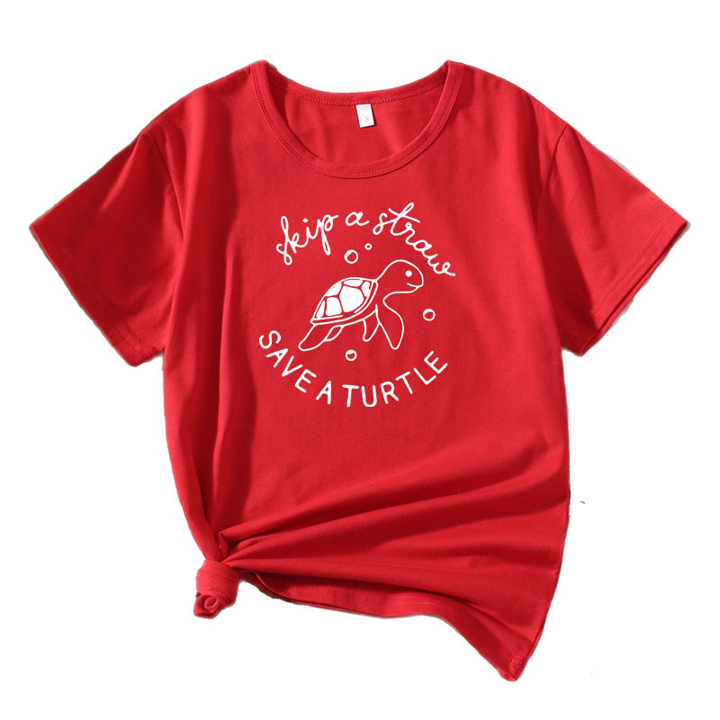 Kvinder eco-bevidst grafik T-shirt Stilla