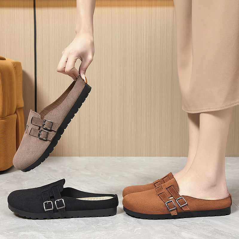 Femme Slip-On Clogs med justerbart spænde-design Stilla