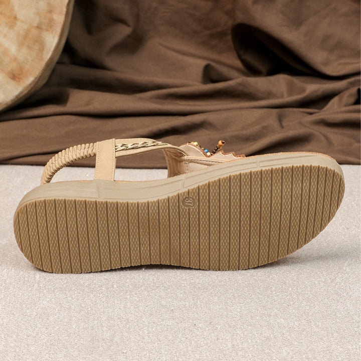 Dame Sandaler med glitrende paljetter og elastisk rem Stilla