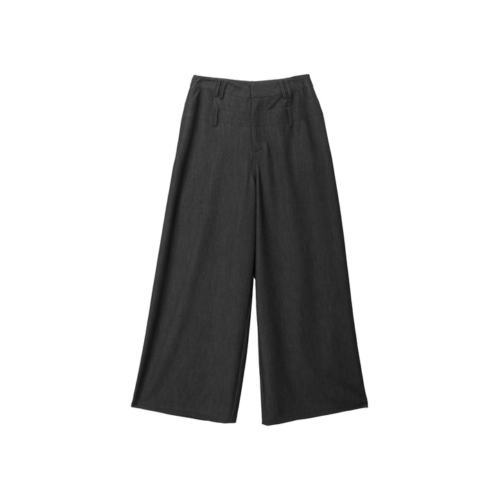 Dame langærmet top med raffinerede flæsedetaljer og asymmetrisk design Stilla