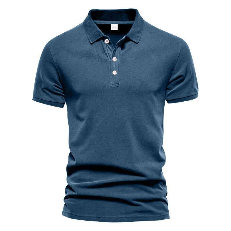 Herre Poloshirt med klassisk krave og komfortabel pasform Stilla