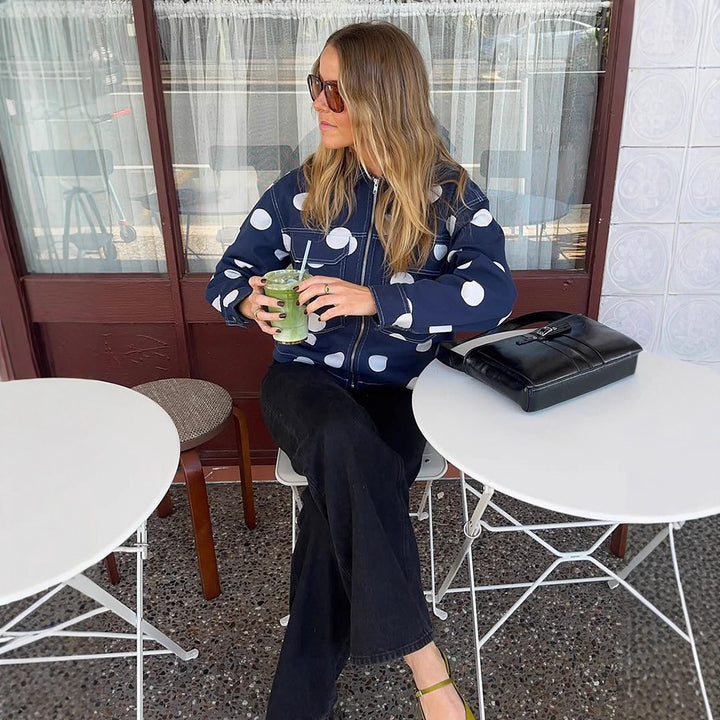 Dame Polka-Dots Cargo-Bukser Stilla