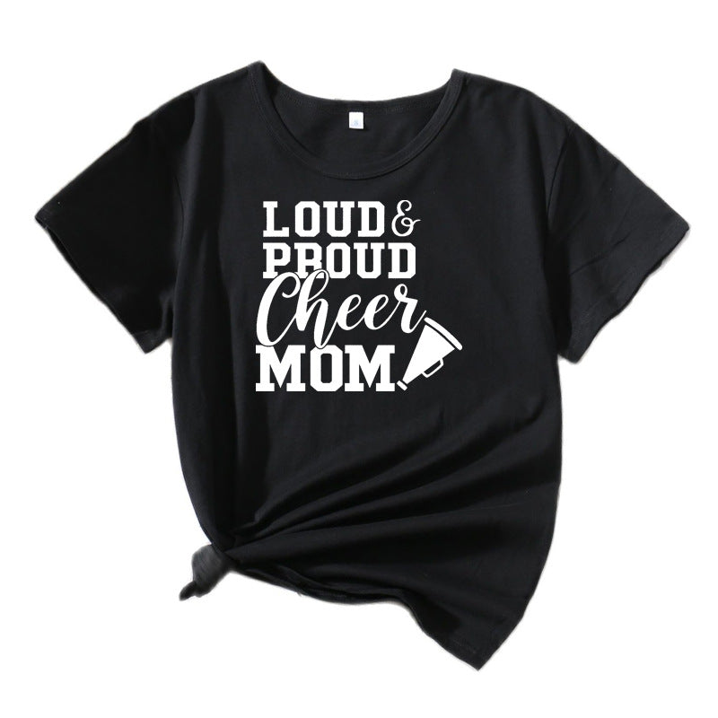 Kvinder Cheerleading Mor Grafik T-Shirt Stilla