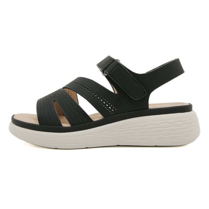 Dame komfortable sandaler med justerbar velcro og åndbar sål Stilla