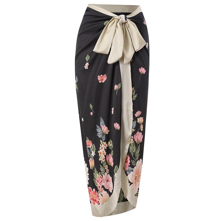 Dame Elegante badesuit med blomstret design Skovae