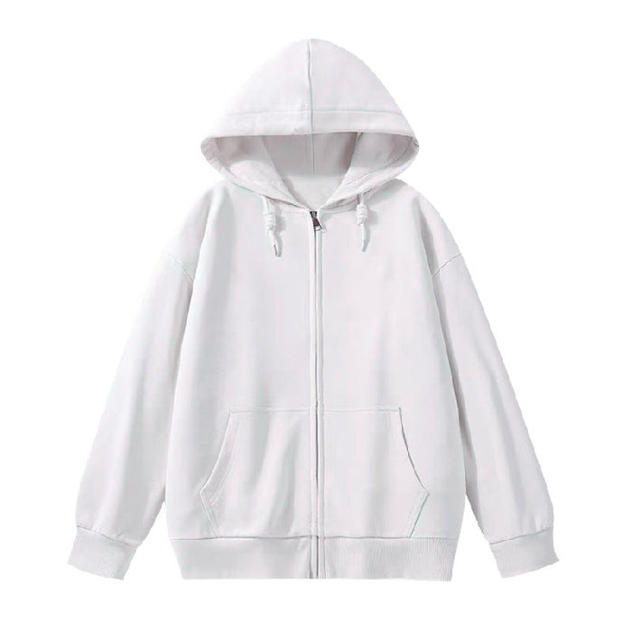 Kvindernes hoodie sweatshirt jakke med ergonomisk snit og praktisk lynlås