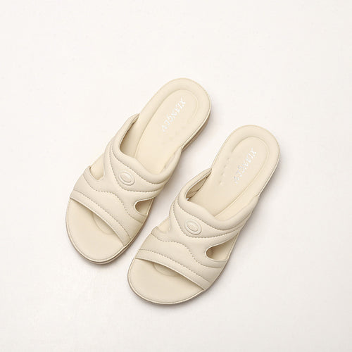 Dame Komfort-sandaler med trendy snit og ergonomisk indlægssål Stilla