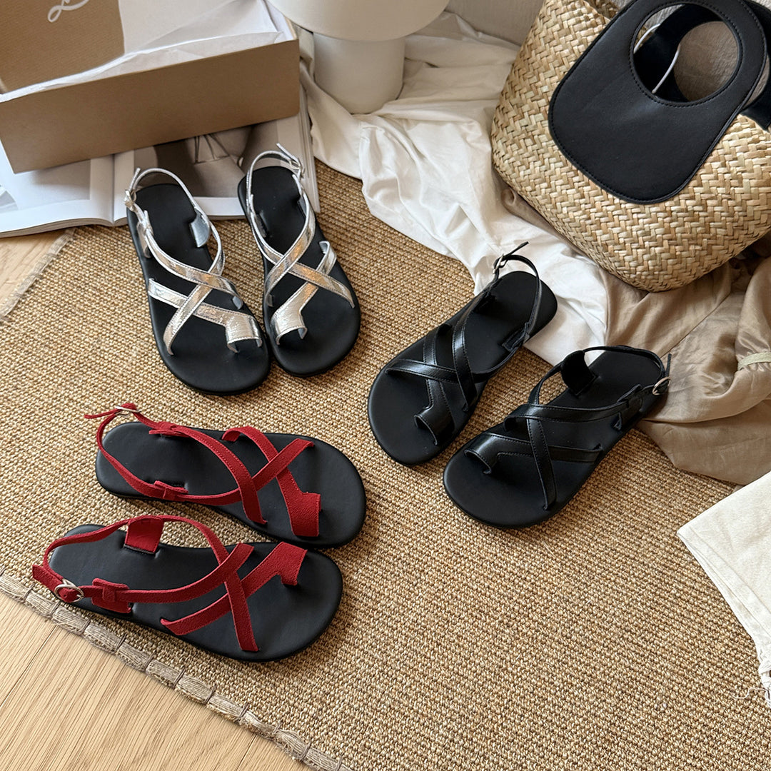 Femme Cross-Strap Miljøvenlige Sandaler Stilla