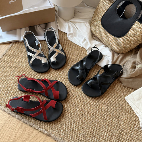 Femme Cross-Strap Miljøvenlige Sandaler Stilla
