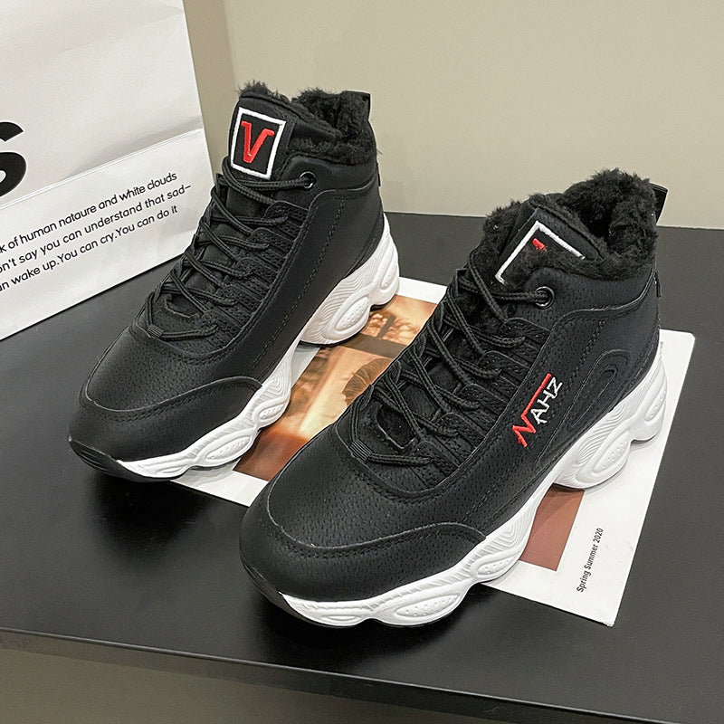 Dame High-Top Sneakers med blødt foder og skridsikker sål Stilla