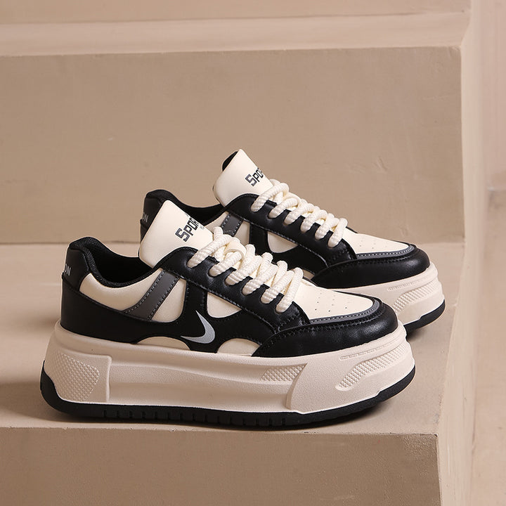 Dame Chunky Sneakers med dæmpende sål og åndbart overflade Stilla