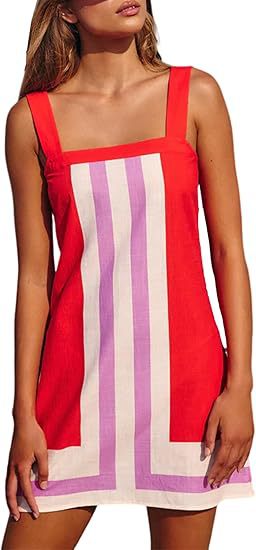 Femme Stilfuld Geometrisk Shift-Kjole Stilla