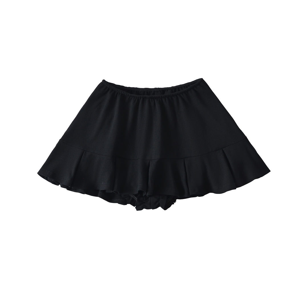 Dame rynket sportshorts med integrerede shorts og elastisk talje Stilla
