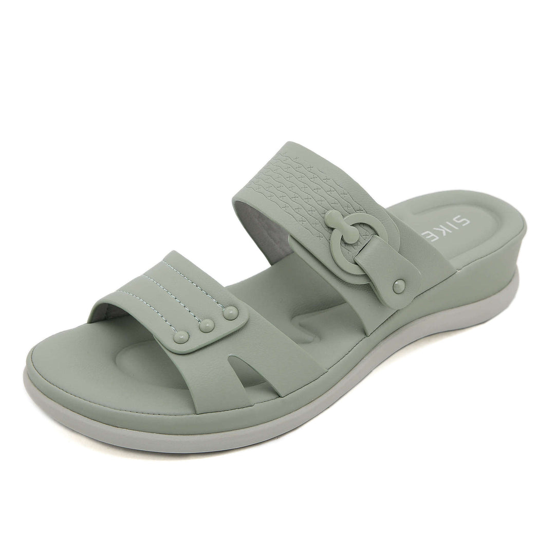 Dame Komfortable Pantofler med ergonomisk fodseng og praktiske velcro-lukninger Stilla