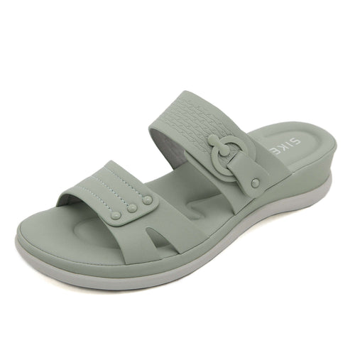 Dame Komfortable Pantofler med ergonomisk fodseng og praktiske velcro-lukninger Stilla