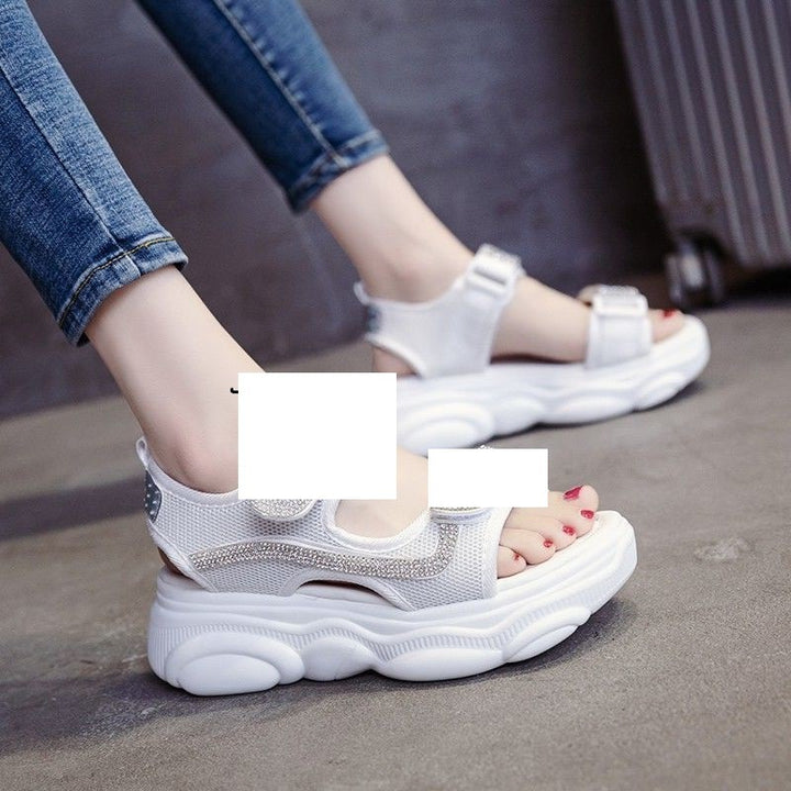 Dame Sporty Sandaler med behagelige dobbeltstropper og støddæmpende sål Stilla