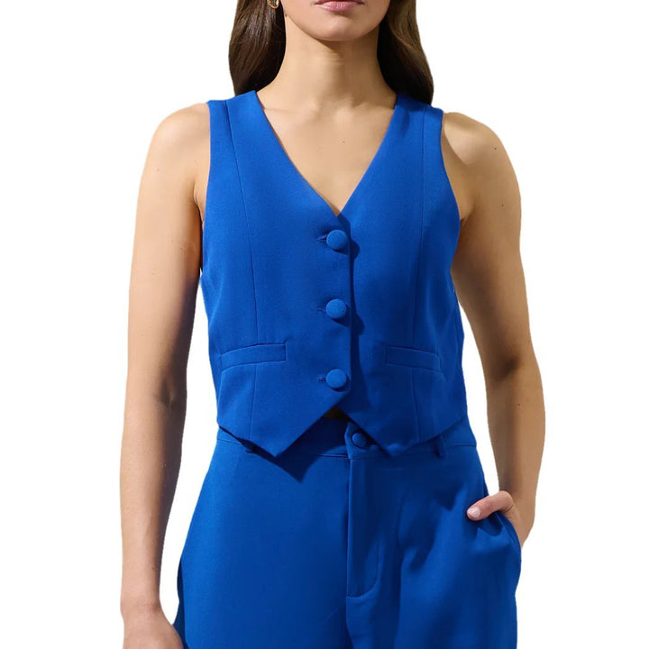 Dame Elegant og figursyltende Vest Stilla