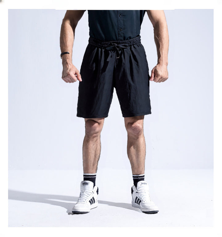 Herre Kvalitets Sport-Shorts med elastisk talje og praktiske lommer Stilla