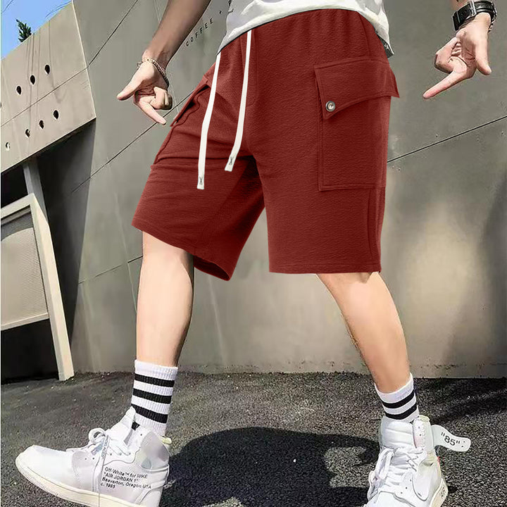 Herre Cargo-Shorts med bred pasform og praktiske lommer Stilla