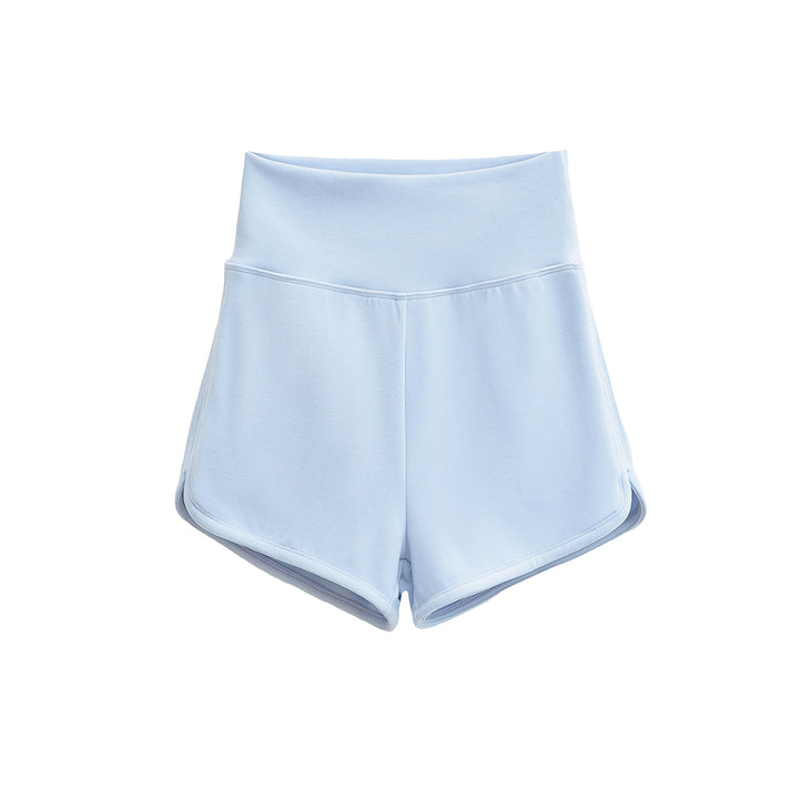 Dame Sporty High-Waist Shorts lavet af åndbart materiale med elastisk talje Stilla
