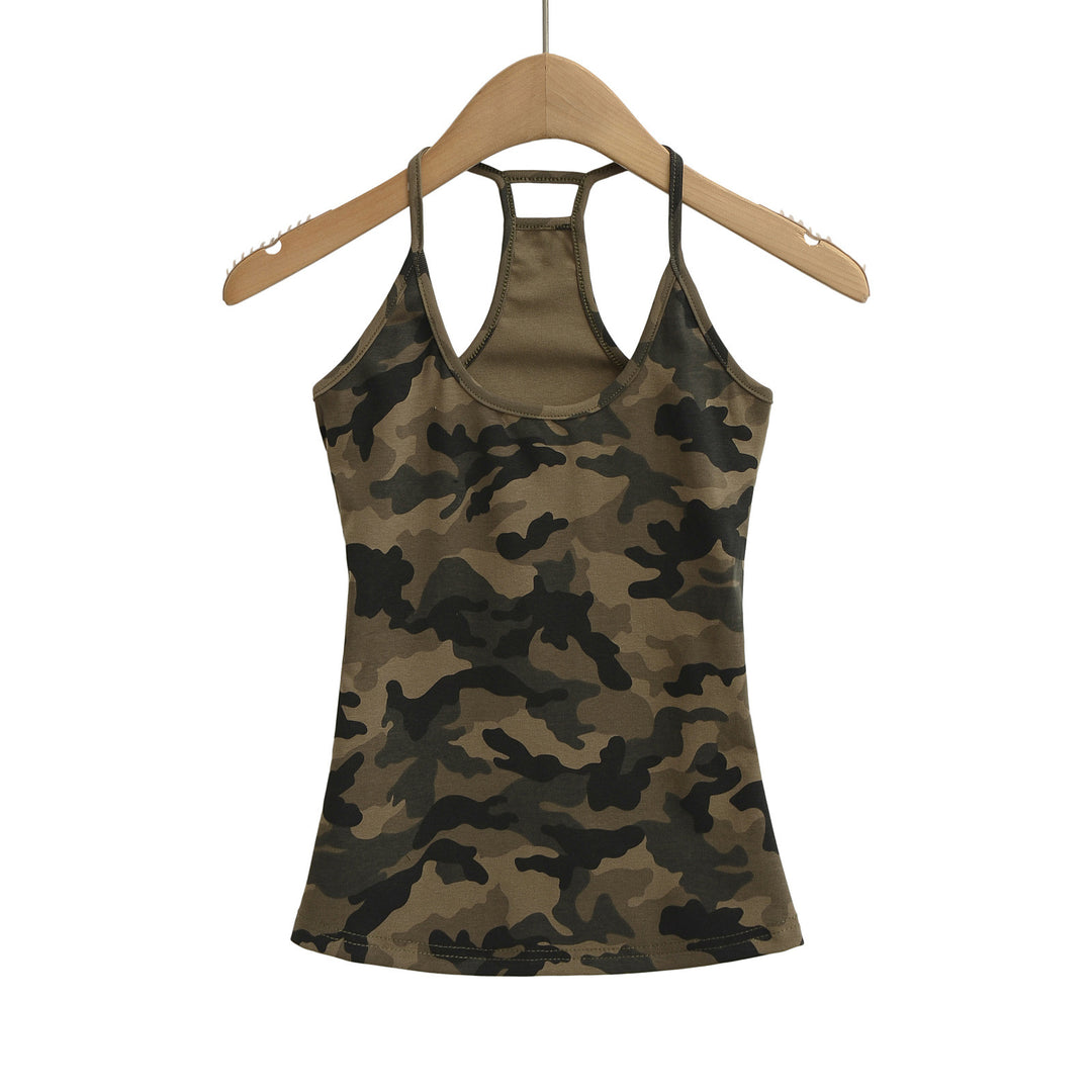 Dame sporty tanktop med til træning optimeret racerback-design Stilla