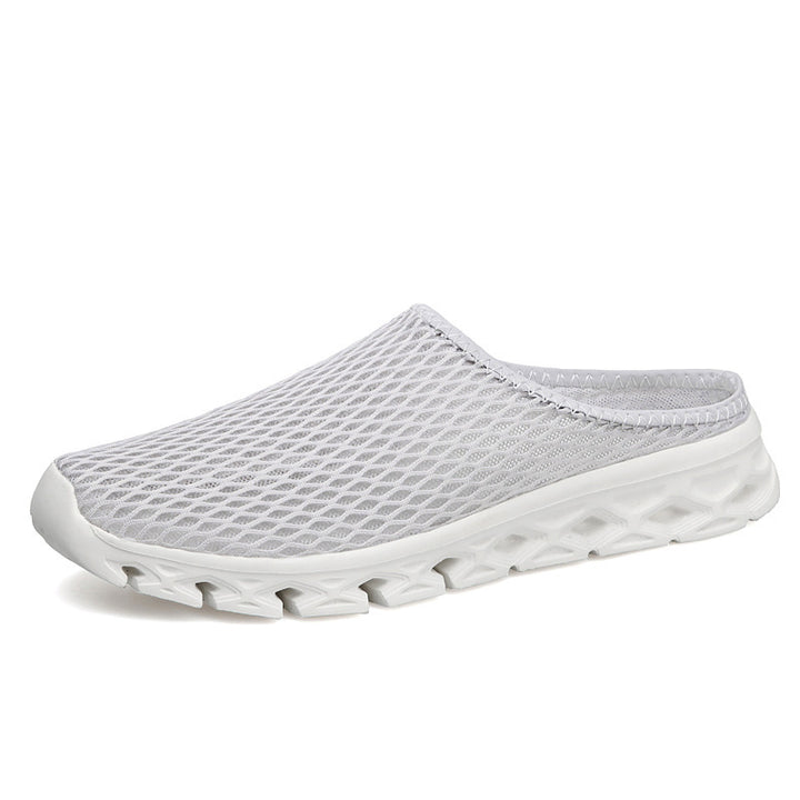 Unisex nan åndbar mesh mule sko med fleksibel vaffelsål og ergonomisk fodseng Skovae