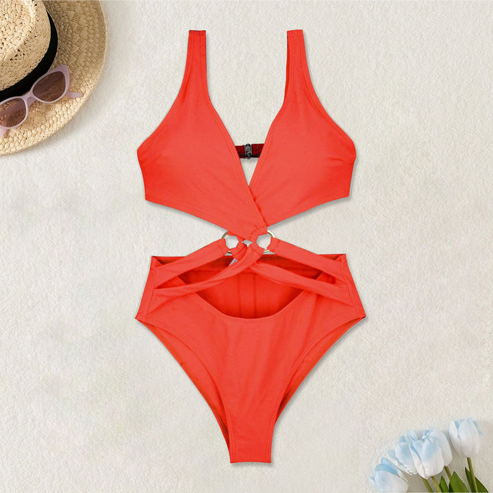 Dame bikini-sæt med kunstnerisk cut-out-design og komfortstropper Stilla