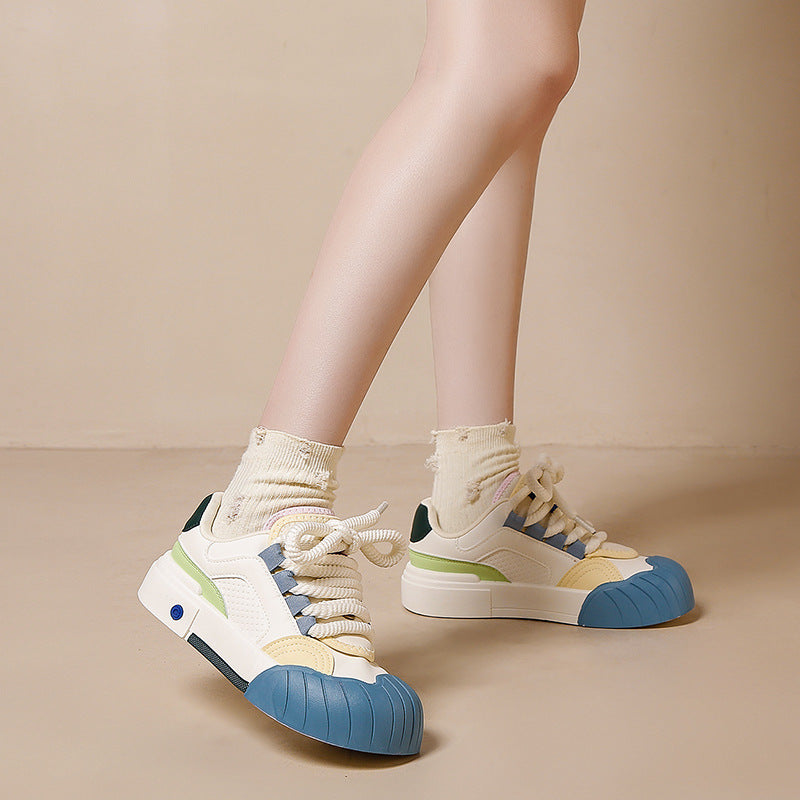 Dame Komfortable Sneakers med farverige accenter Stilla