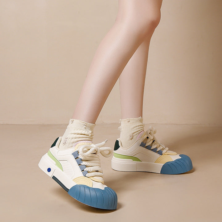 Dame Komfortable Sneakers med farverige accenter Stilla