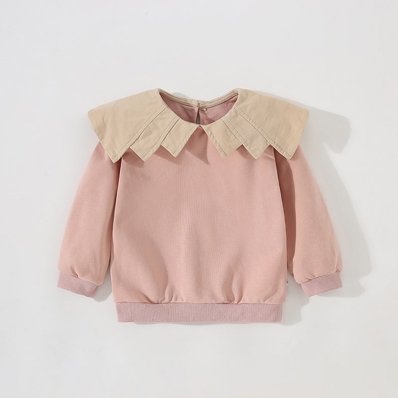 Pige Stilfuld Sweatshirt med Dramatisk Krave Stilla