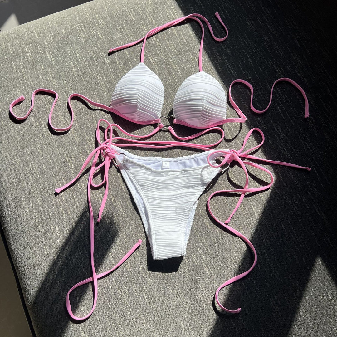 Dame Bikini-sæt med innovativt design og justerbare stropper Stilla
