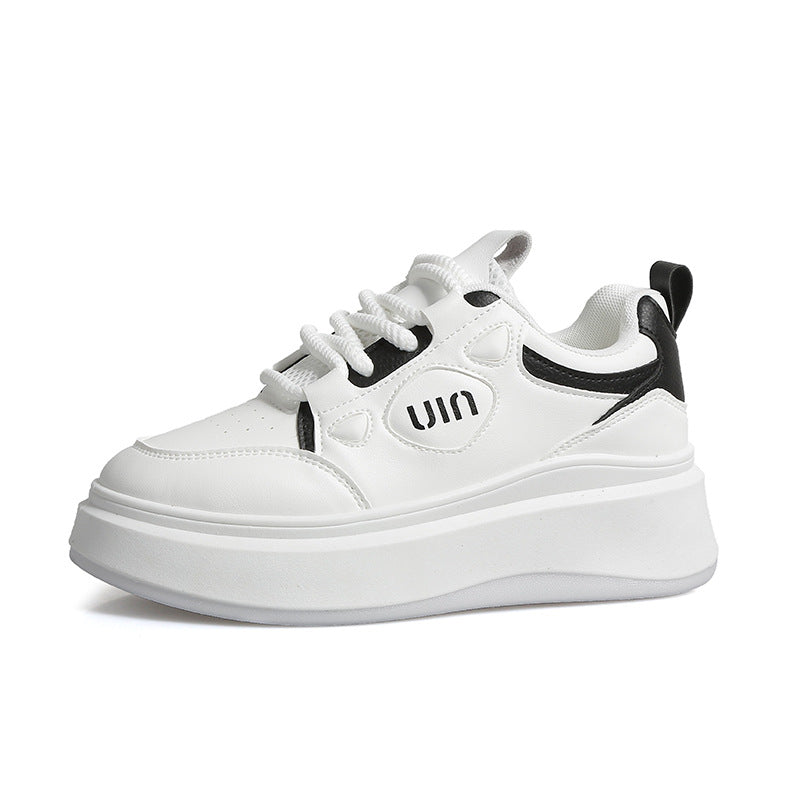 Dame sneakers med tykk platform og åndbart overmateriale Stilla
