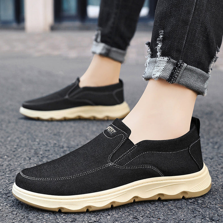 Femme Slip-On Fritids Sneakers med fleksibel sål Stilla