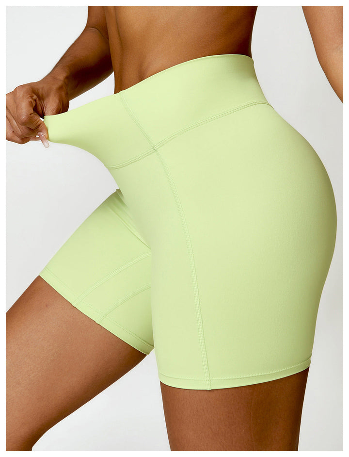 Stilla | Lifting Yoga Shorts Høj Talje Fitnessbukser Til Kvinder Åndbare Tætsiddende Sports Shorts
