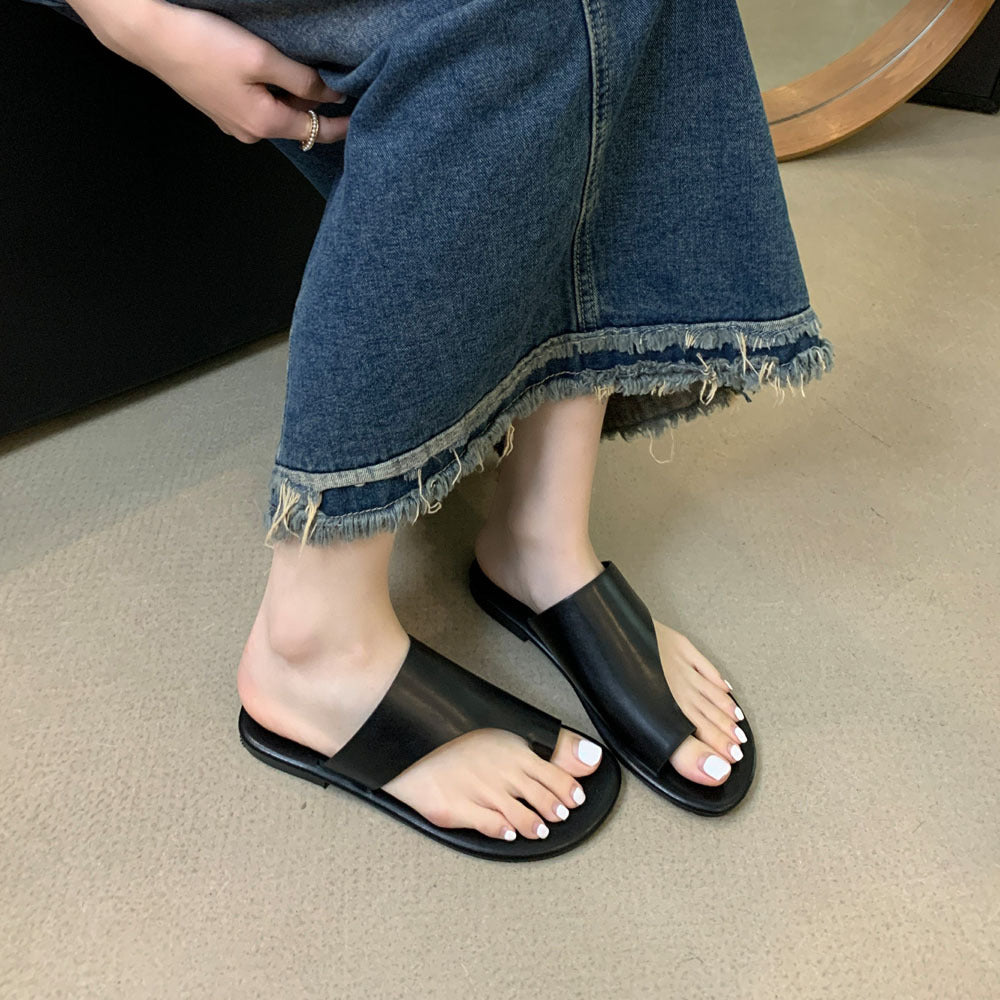 Dame Slide Sandaler med minimalistisk design og behagelig fodseng Stilla