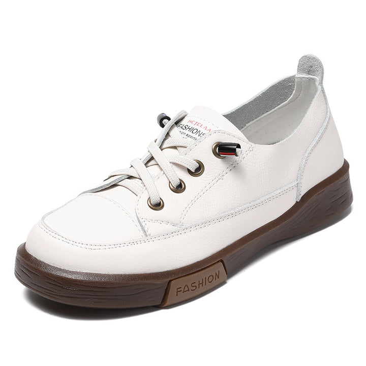 Dame fritidsmode sneakers med stilfuld snøredesign Stilla