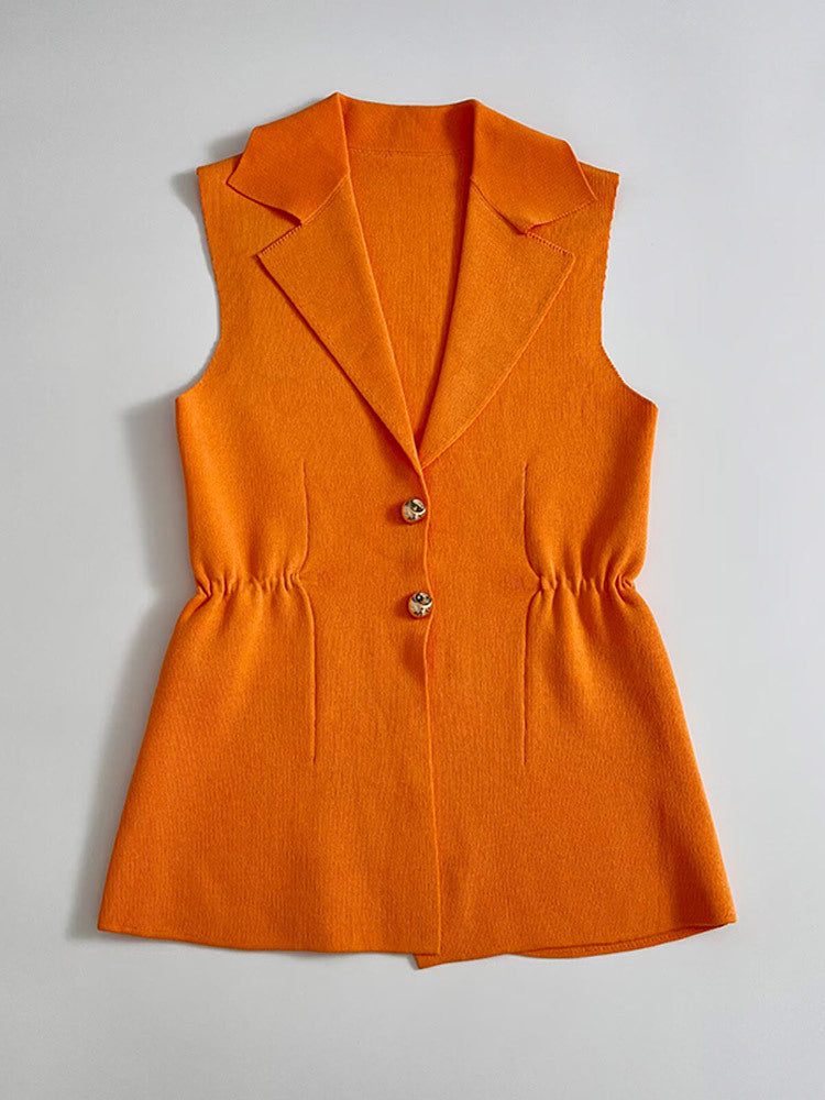 Dame ærmeløse blazer-vest Stilla
