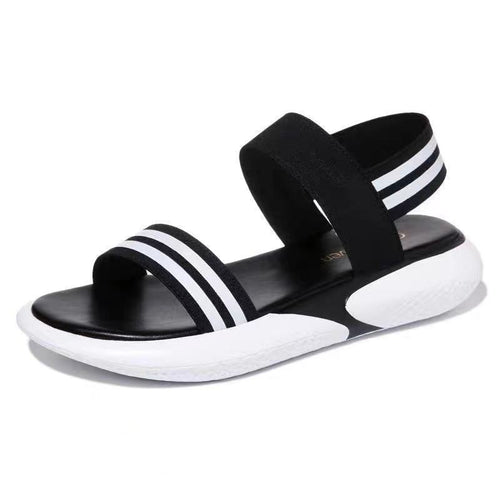 Dame Sporty Badesandaler med elastiske remme og støddæmpende sål Stilla