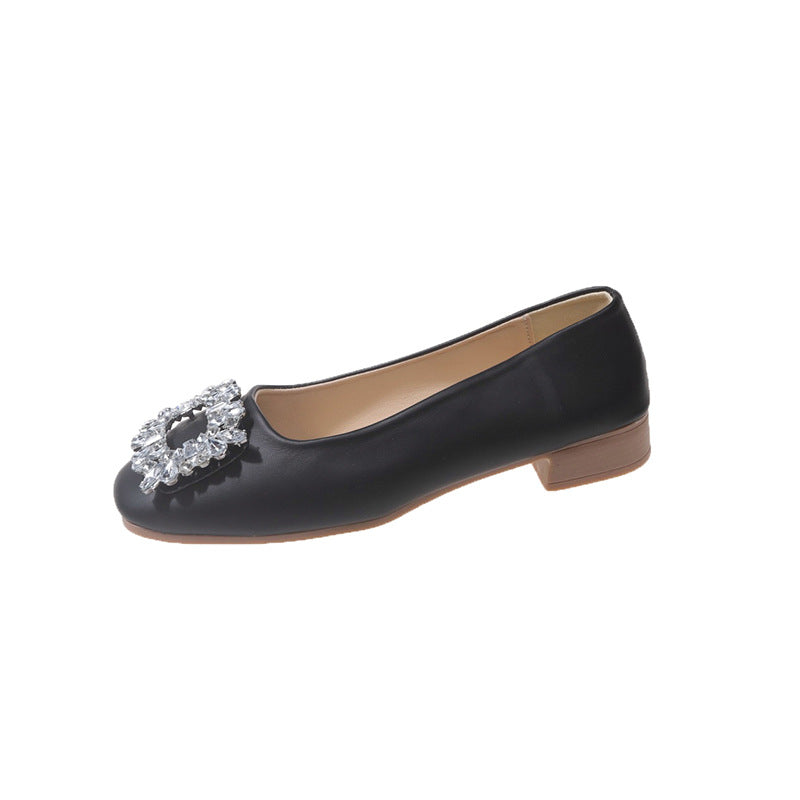 Dame Ballerinas med funklede smykkedetaljer og skridsikker sål Stilla