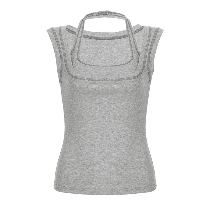 Dame Funktions-Tanktop med dobbelt strop-system og åndbart stof Skovae