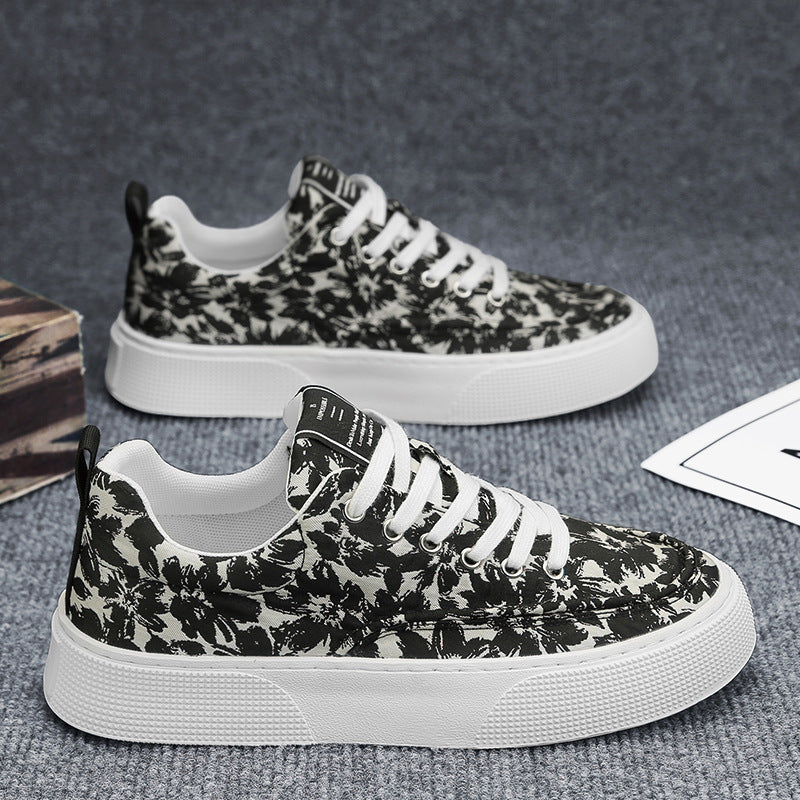 Femme Stilfulde Blomstertryks Sneaker Stilla