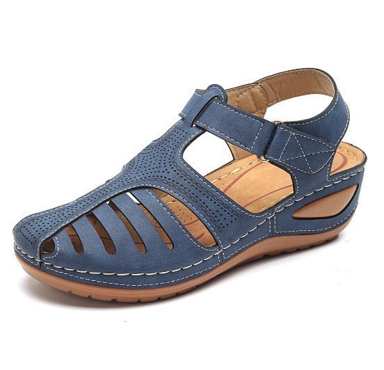 Dame Komfort Riemchen Wedge Sandaler Stilla