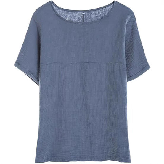 Damer afslappet bluse i let materiale med struktureret design Stilla