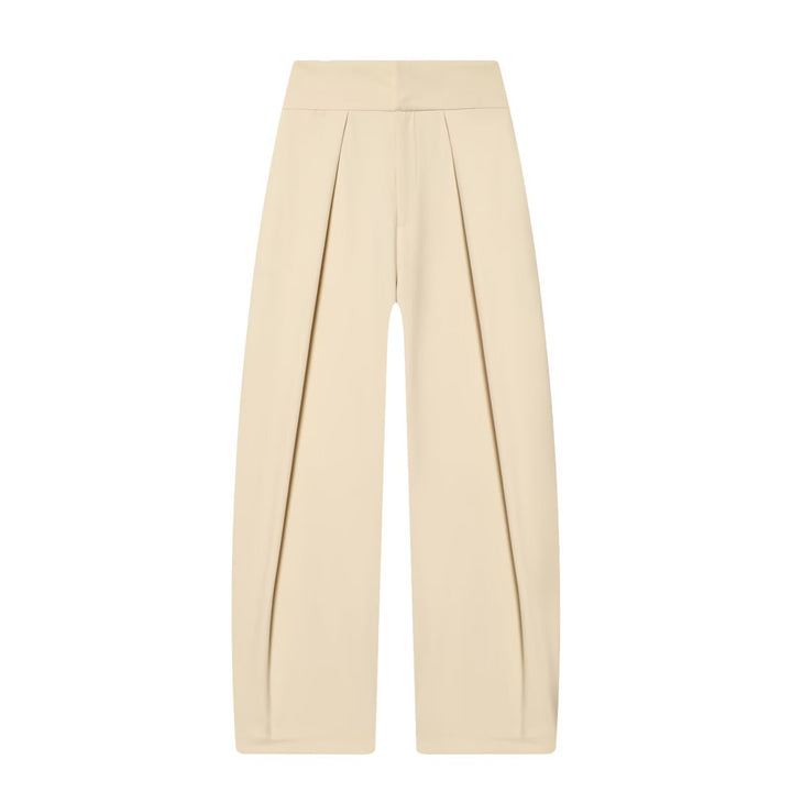 Dame elegant bred bukser med fine folder Skovae