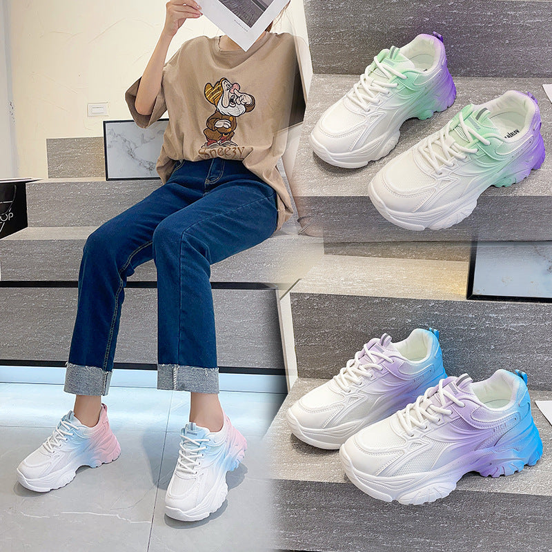 Dame Sporty Sneakers med innovativt farveforløb og komfortabel dæmpningsteknologi Stilla