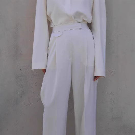 Dame Oversized Blazer med taljeret bælte Stilla