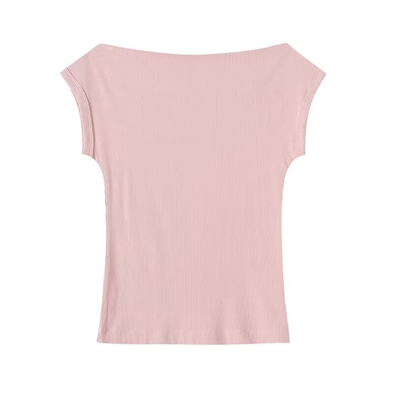 Dame raffineret top med bred pasform og moderne detaljer Skovae
