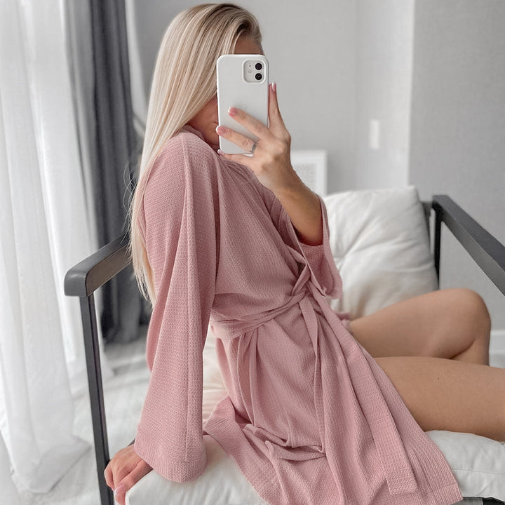 Dame Relaxed Loungewear Sæt med kort top og shorts Stilla