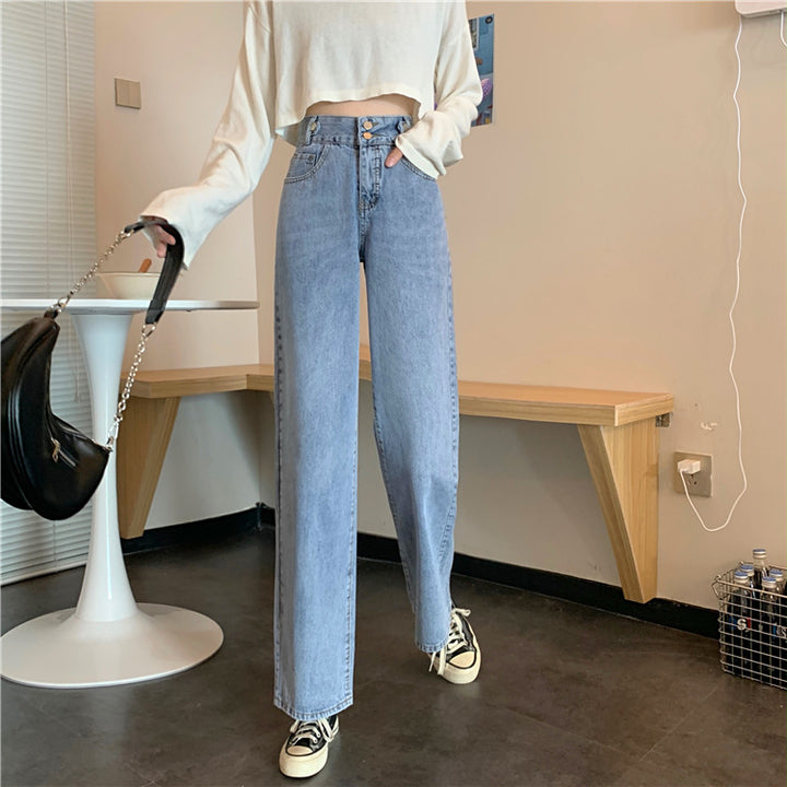 Kvinder Høj Talje Bootcut Jeans Stilla