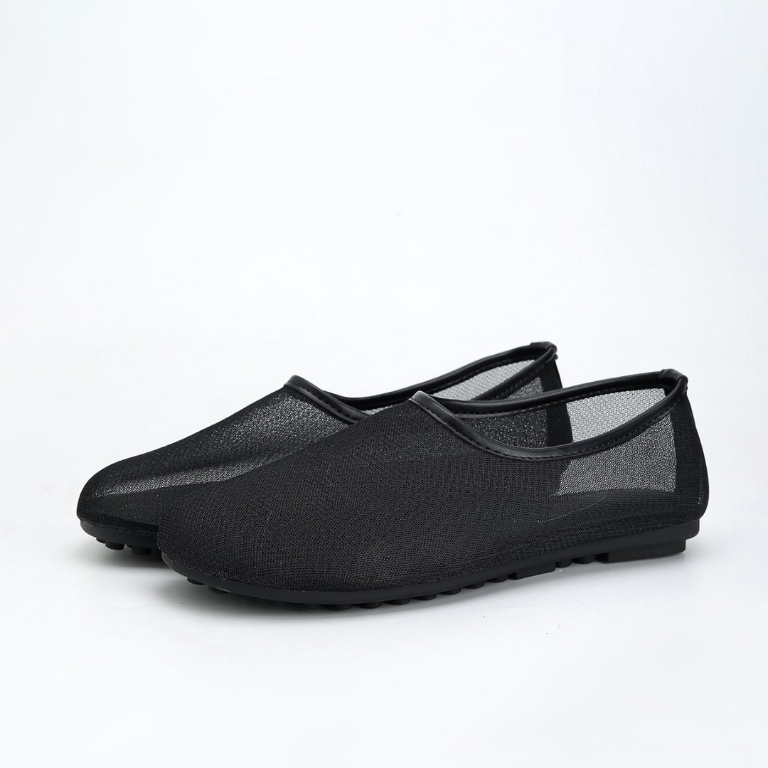 Dame Åndbare Slip-On Sko i Mesh Material med Fleksibel Sål Stilla